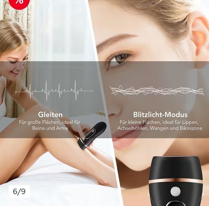 Dispozitiv de îndepărtare epilator a părului IPL