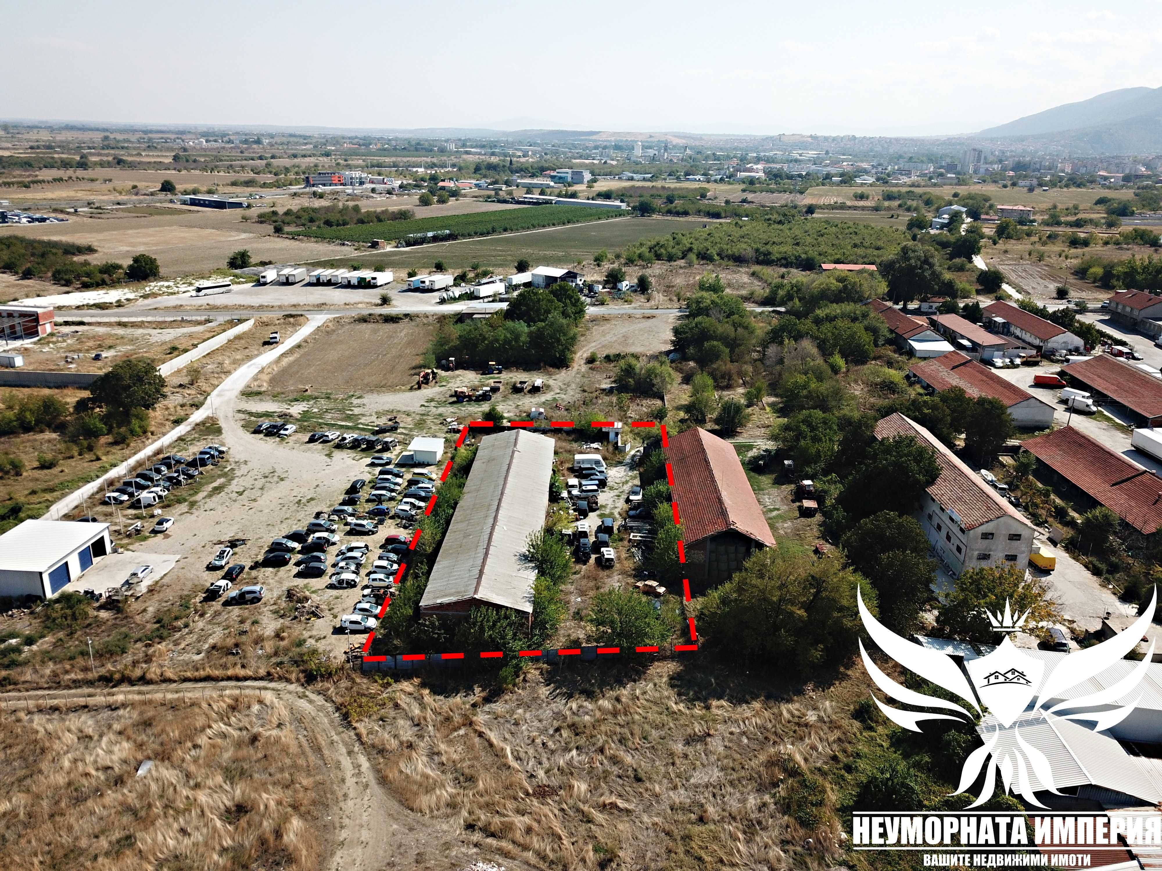 Продавам склад/цех 764РЗП с парцел 2350кв. в Асеновград, Долни Воден