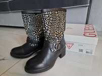 Cizme Guess din piele, noi