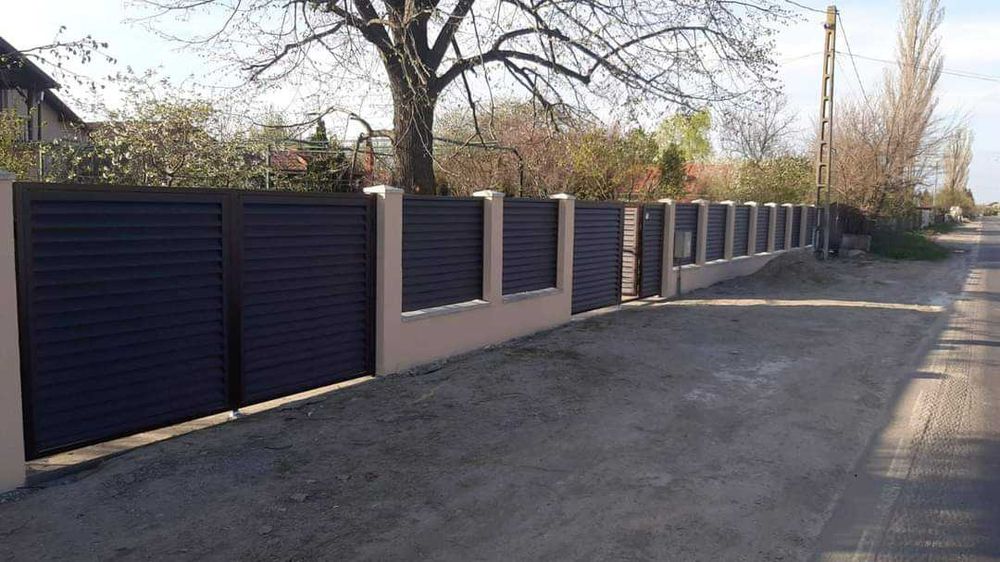 Garduri si porti din panou stil jaluzea de diferite modele la comanda