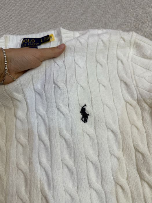 Pulover Polo Ralph Lauren - alb, marimea S