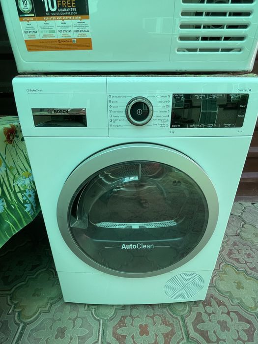 Uscator de rufe bosch cu pompa de caldura clasa energetica A +++
