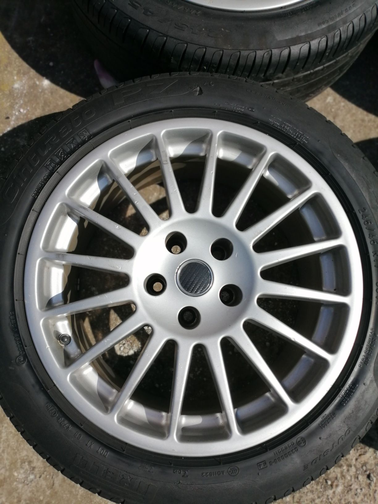 Vând jante aliaj model OZ RACING 5x112 r17, lățime 8j,et35