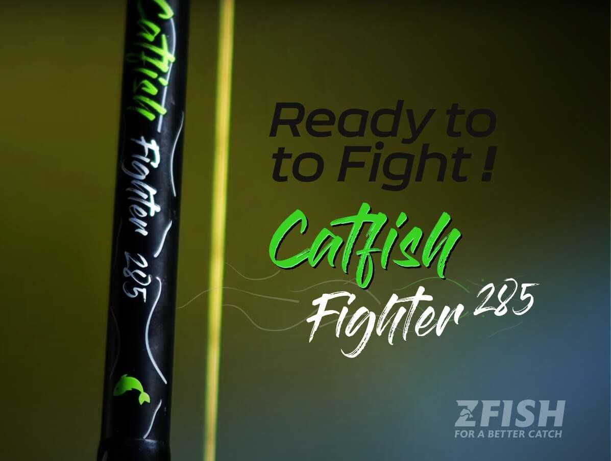 Lanseta somn catfish Fighter 2,85 M/100-300 gr. - Zfish, set x 4 buc.