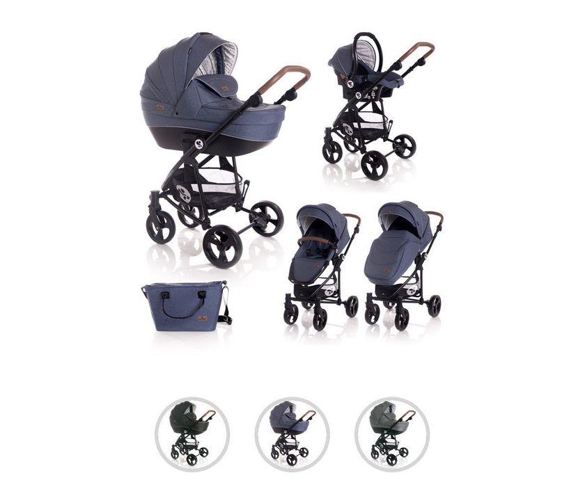 ТОП ОФЕРТА! Комбинирана бебешка количка Lorelli Crysta 3-in-1
