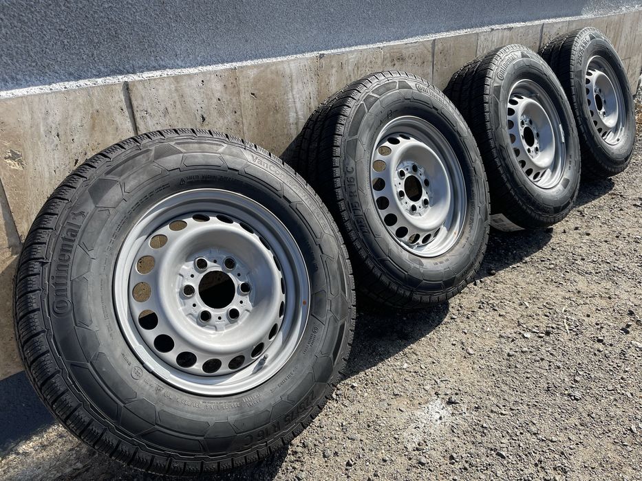 225 75 R16C M+S Jante Roti Mercedes Sprinter Iarna NOI Originale 6X130