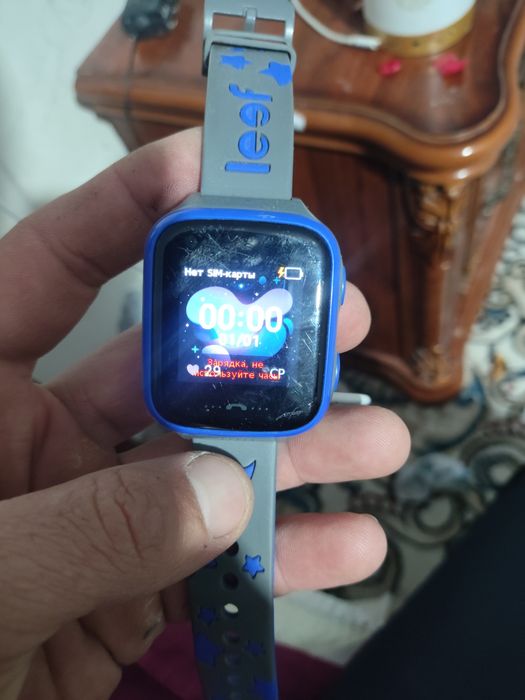 Болалар учун смарт соат зараяд сими билан