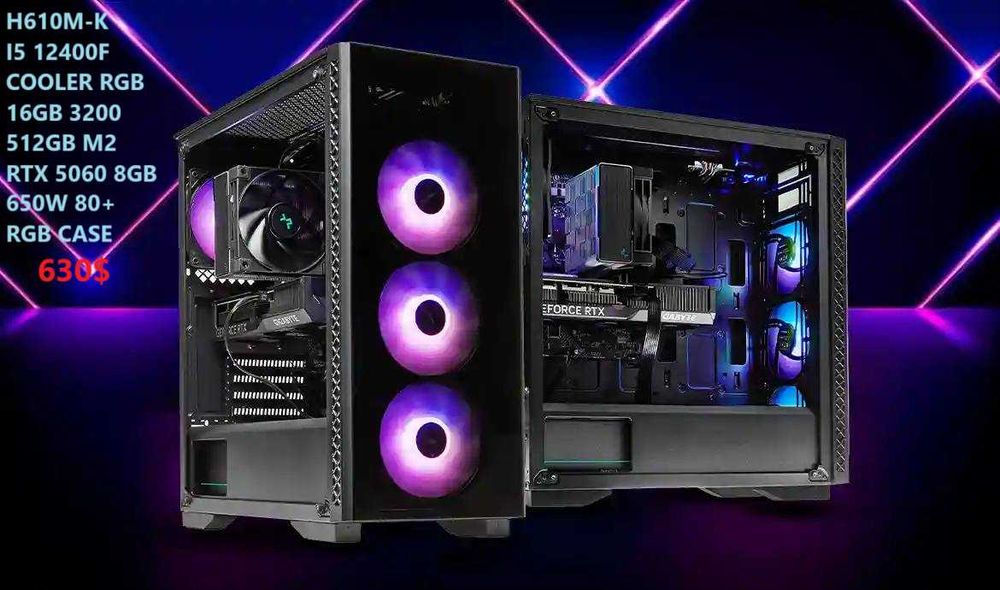 Kompyuter I5 12400F RTX 5060 8GB