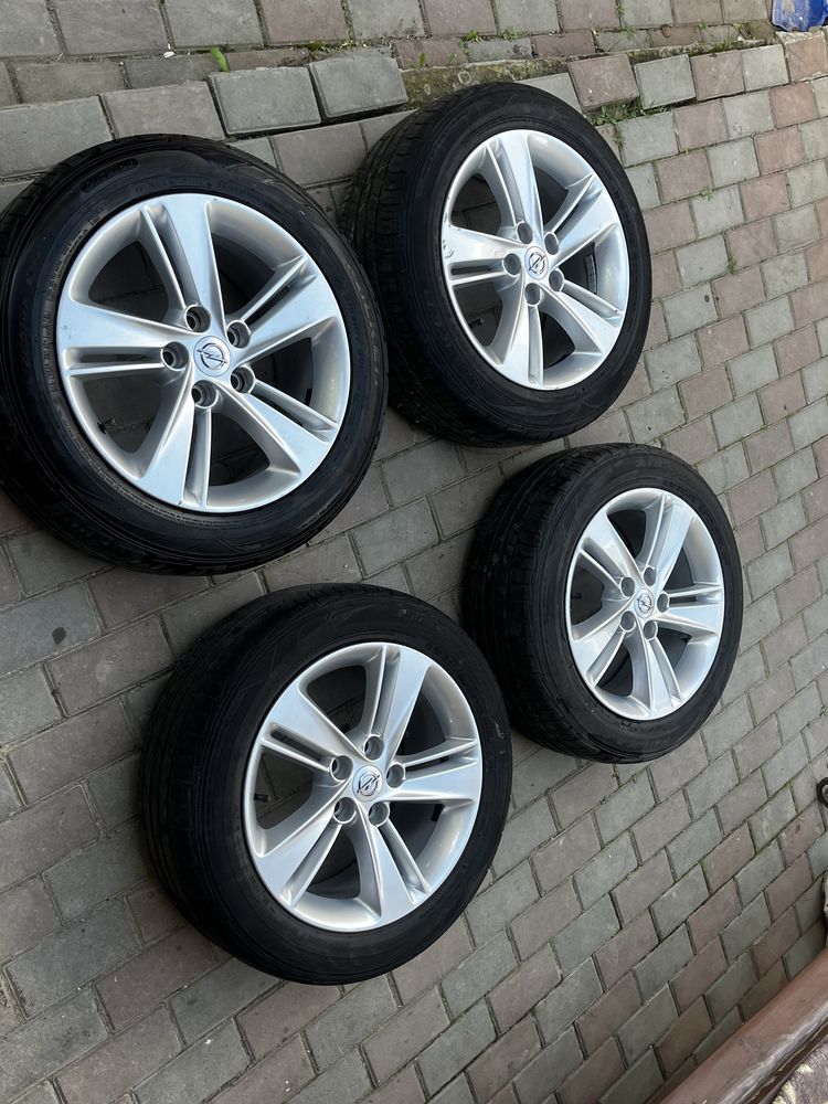 Jante 5X115 , opel astra j , insignia,zamfira etc + anvelope 215 55 17