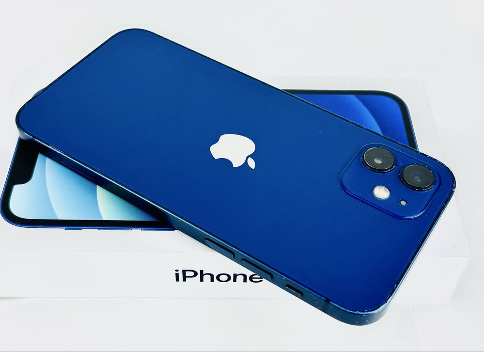 Apple iPhone 12 128GB Blue Отличен! Гаранция!