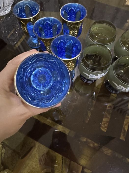 Бокалы хрустальные