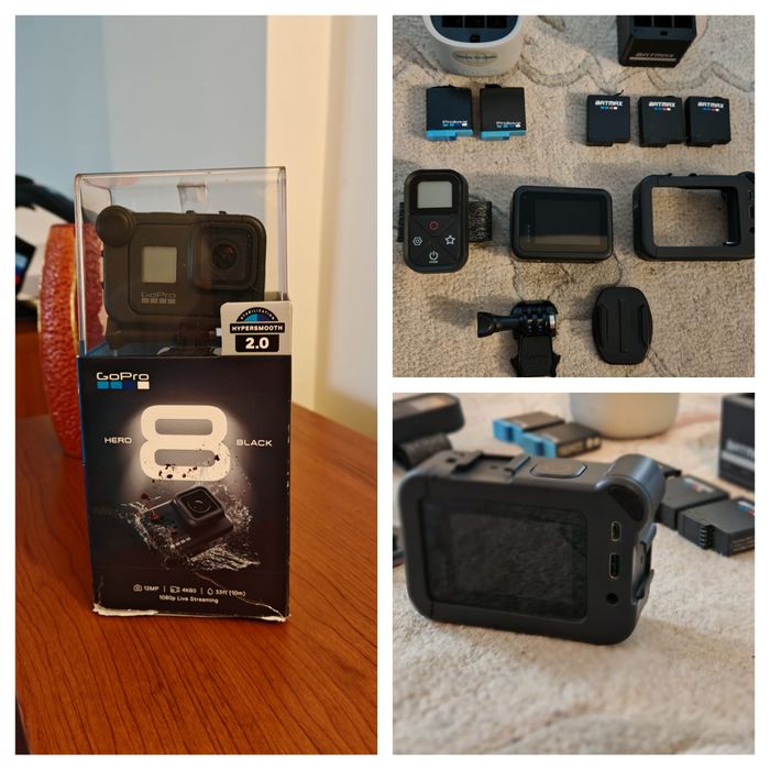 GoPro hero 8 black plus accesorii