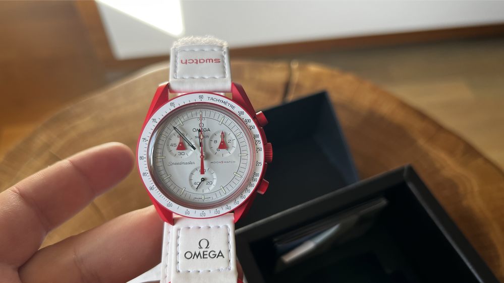 Omega Swatch Moonswatch Misson to Mars bon si garantie