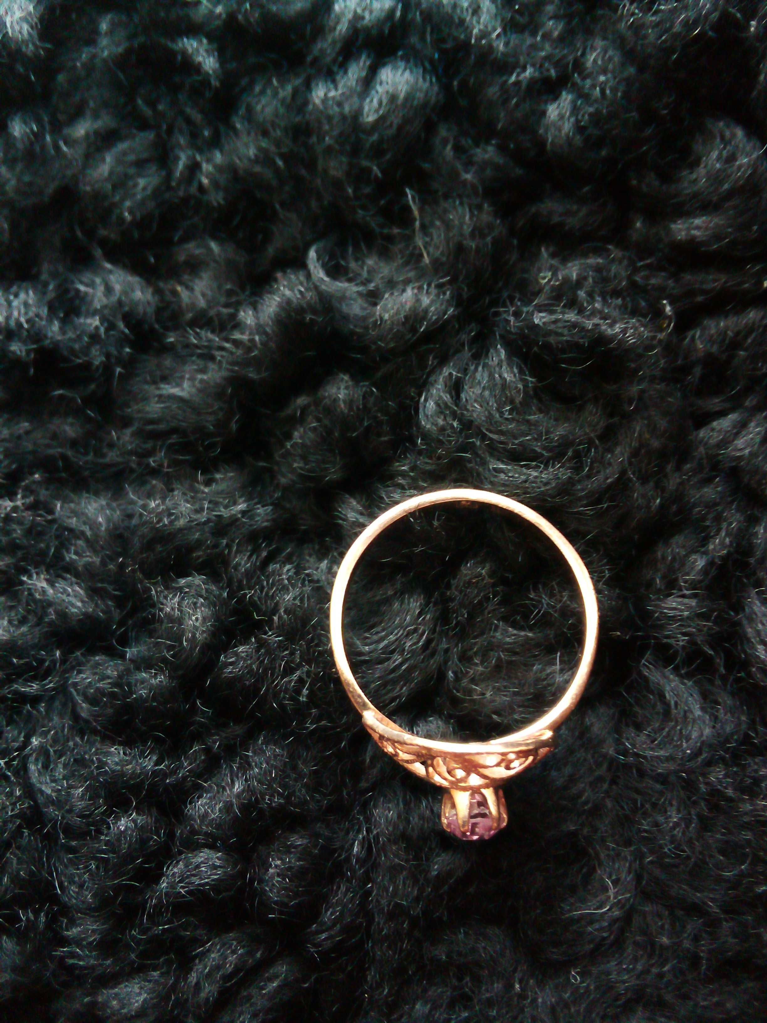 Разкошен златен пръстен СССР филигран /583,