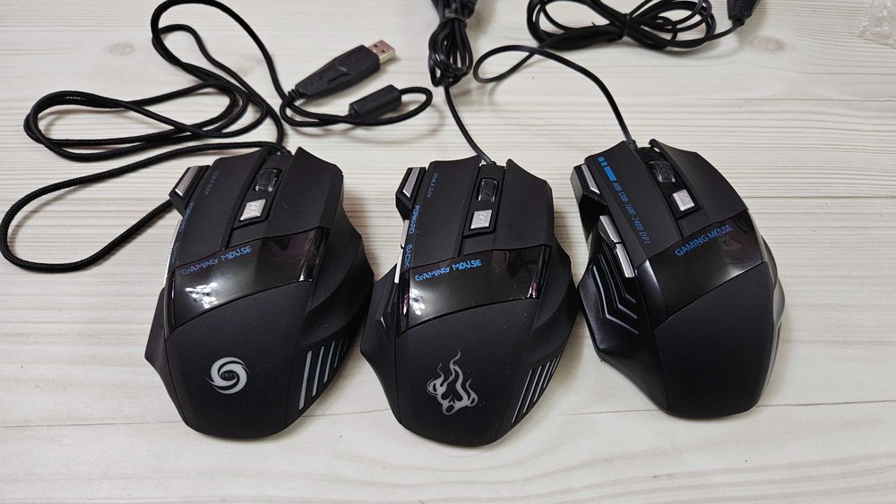 Optical USB Pro Computer Mouse 5500 DPI LED 7D Button Light