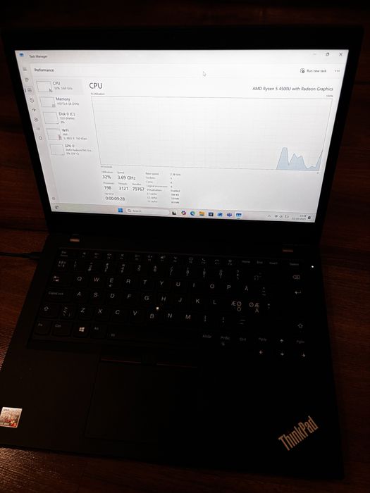 Thinkpad L14 ryzen 5 cu baterie defecta