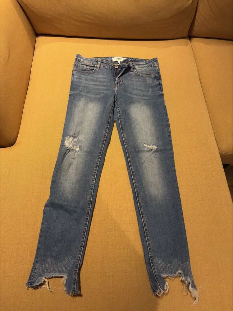 Blugi Mango slim fit albastri