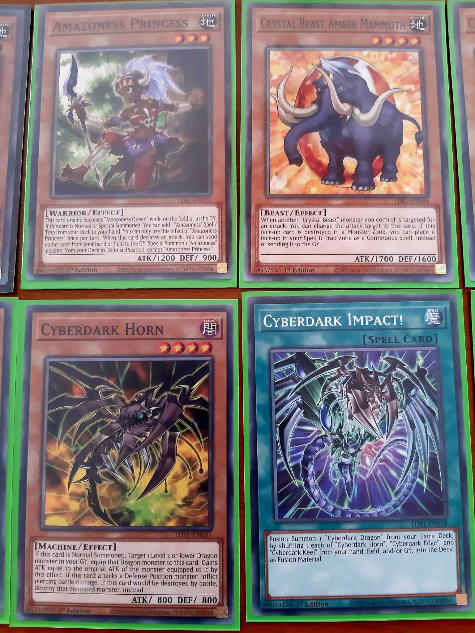 Yu-Gi-Oh! Singles LDS1, YGLD, BLVO 1st Edition