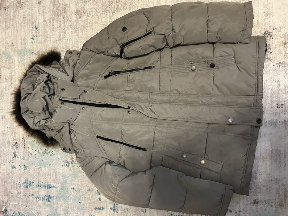 Куртка зимняя мужская серая