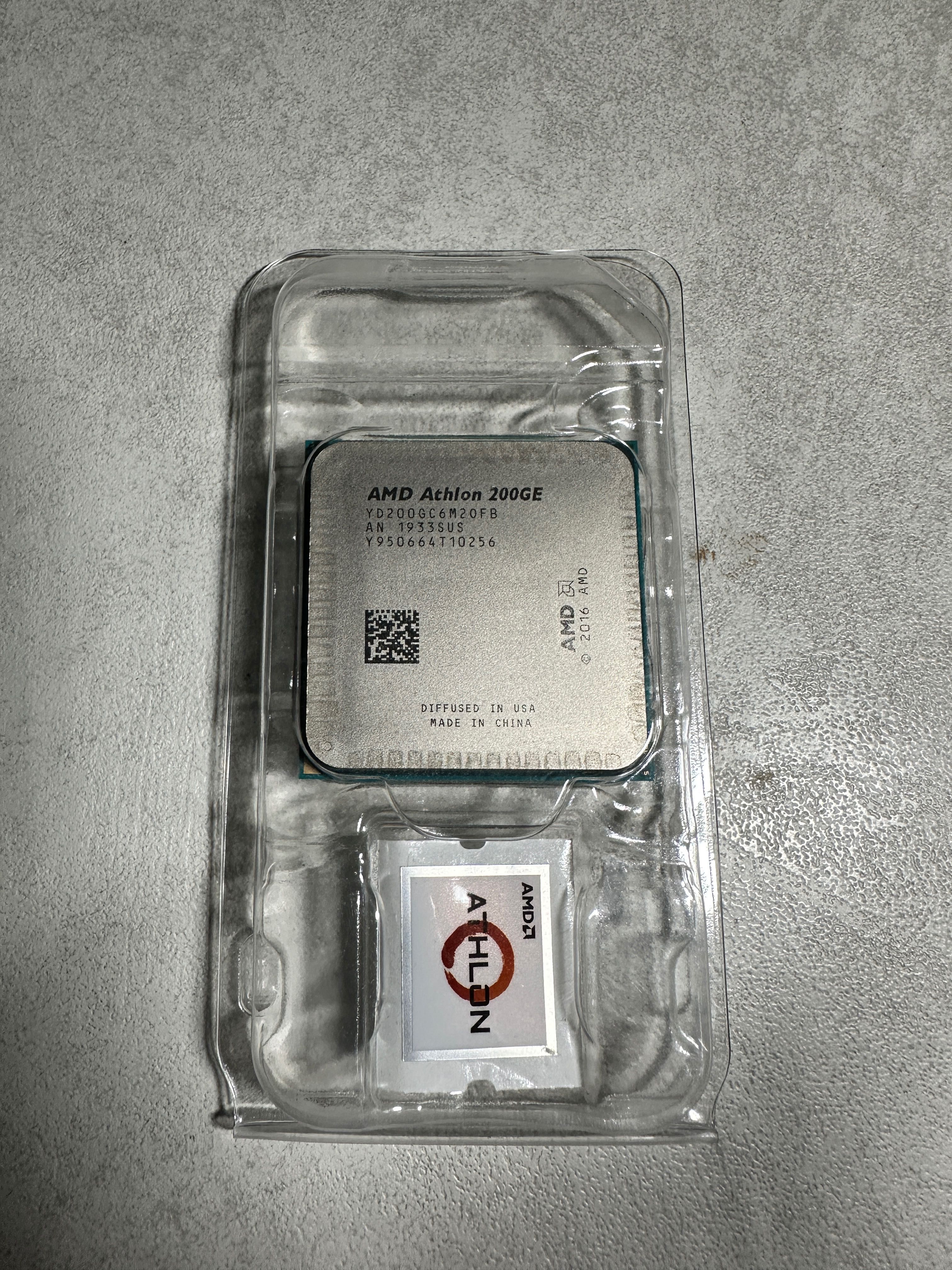 AMD Athlon 200GE + охладител