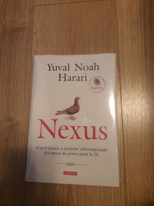 Vând carte sigilată,,Nexus scurtă istorie a rețelelor informaționale""