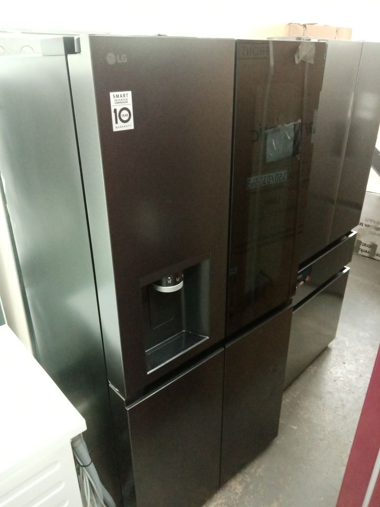 Syde by syde LG touch door metal cooling