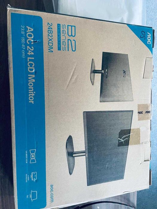 Монитор  23.8 AOC 24B2XDM черный - ЕСТЬ 4 ШТ