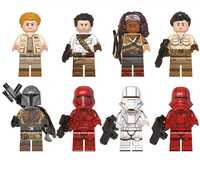 Set 8 Minifigurine noi tip Lego Star Wars 9 cu Poe Dameron si Jannah