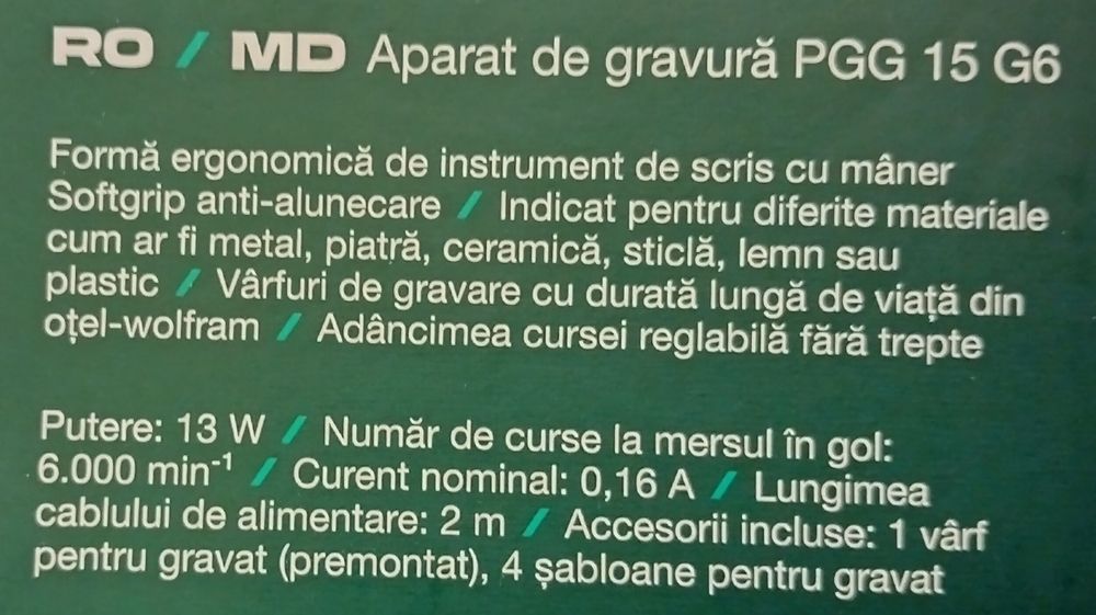 Aparat de gravat - nou