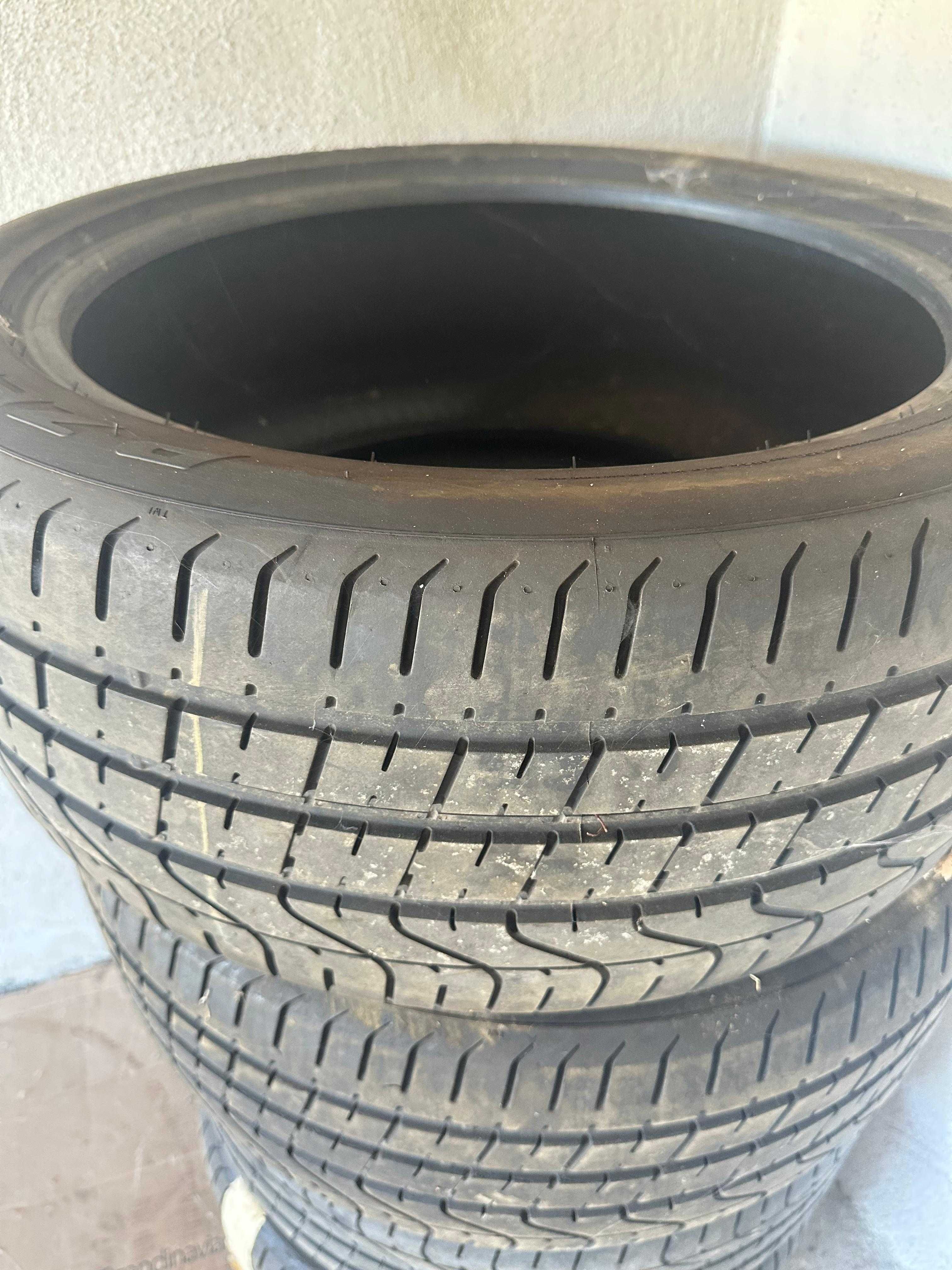 4бр. летни гуми 265/45/R20 Pirelli P Zero - като нови, от Audi A8L