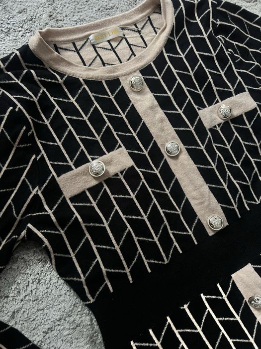 Rochie de seară tricotată călduroasă