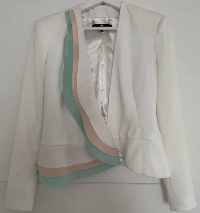 Сако Elisabetta Franchi, бял