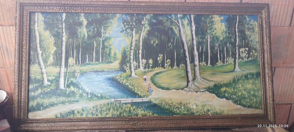 Tablou pictat pe placaj