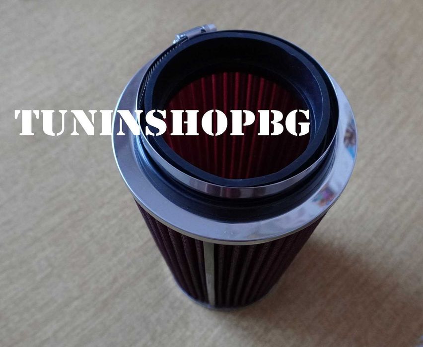 Голям ДВОЕН конус СПОРТЕН въздушен филтър Spectre! Вход 76-100 мм