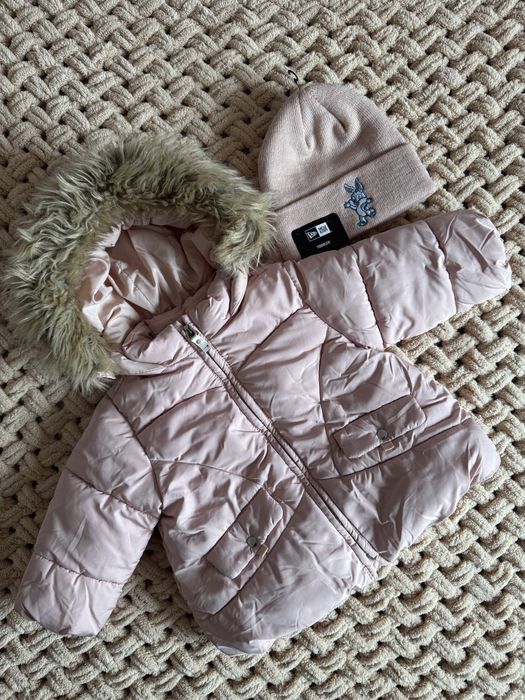 Зимно бебешко яке Zara и нова шапка New Era