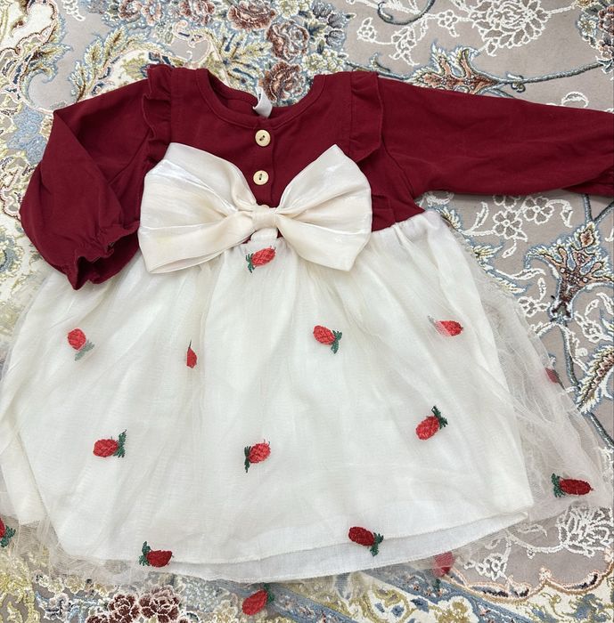 Детские платья свитер пинетки