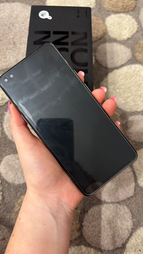 OnePlus Nord 8GB, 128 GB, 5G, negru