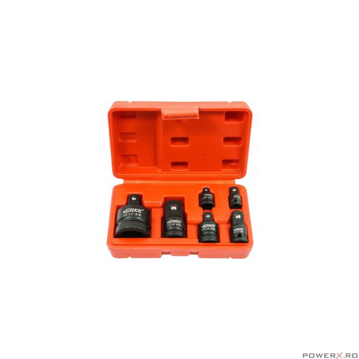 Trusa 6 piese adaptor impact 1/2, 1/4, 3/4, 3/8 Verke