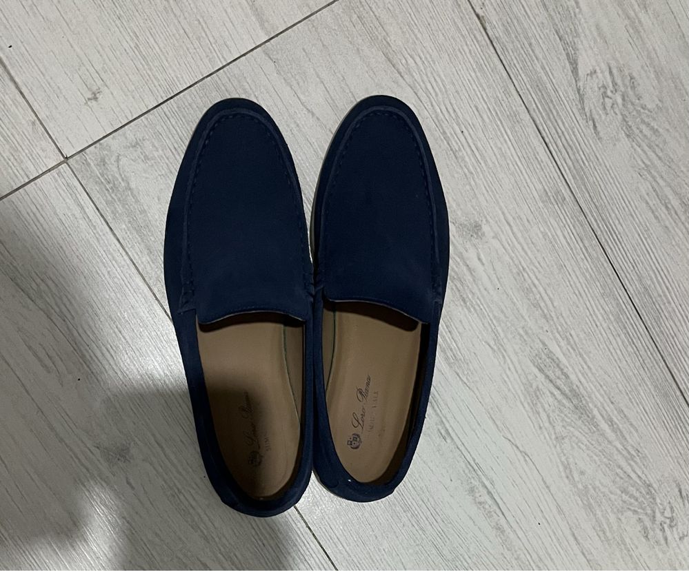Синяя обувь Loro Piana