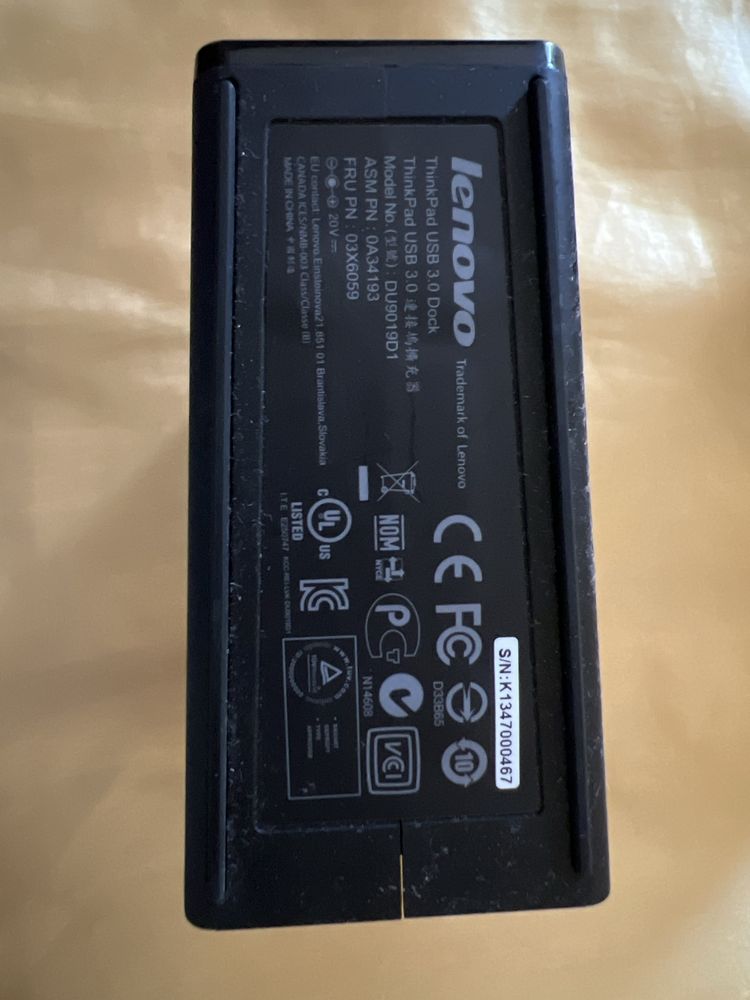 Lenovo Thinkpad USB 3.0 Dock