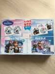 Vand puzzel 4 in 1 cu Frozen.