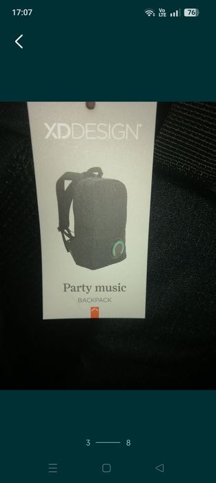 Vând rucsac cu boxa bluetooth incorporată