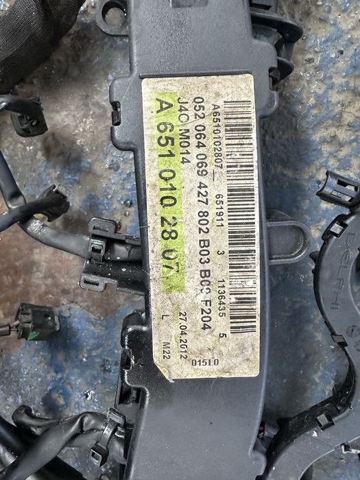 Instalatie electrica motor om651 mercedes w204 w212 cls ml 2.2cdi e250