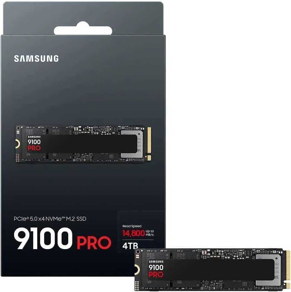 SSD накопитель Samsung 9100 Pro 4ТБ, M.2 2280, PCIe 5.0