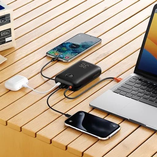 PowerBank с дигитален дисплей, мощностVEGER K2 20 000 mAh 35W PD