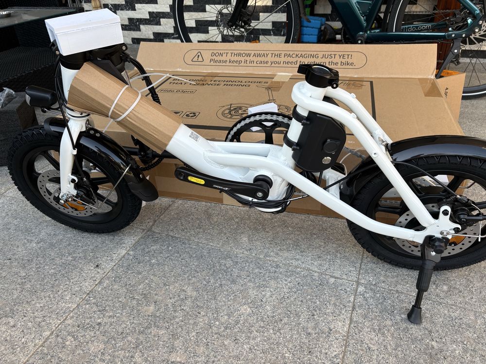 vind bicicleta pliabila Fiido D3 Pro electrica cu acceleratie