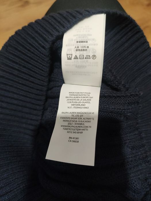 Pulover Polo Ralph Lauren fete 6 ani