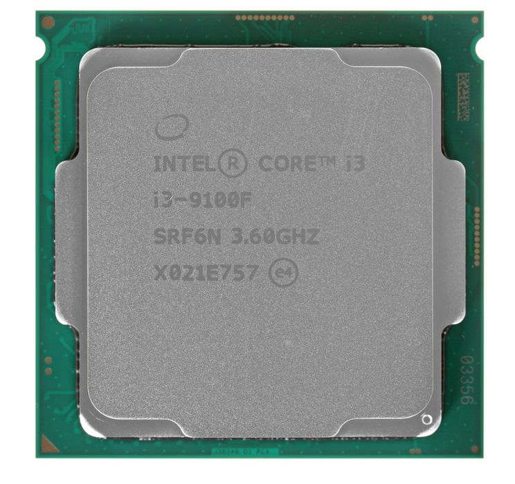 Процессор intel core i3 9100f