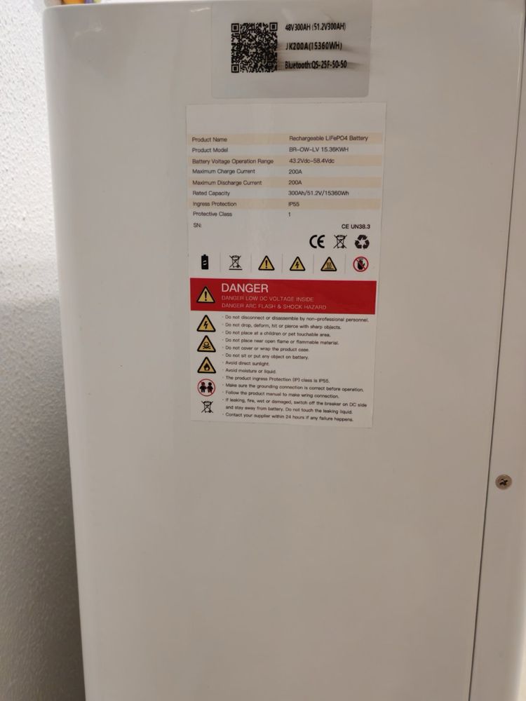 Соларни батерии LifePO4 15.36кВч 51.2V