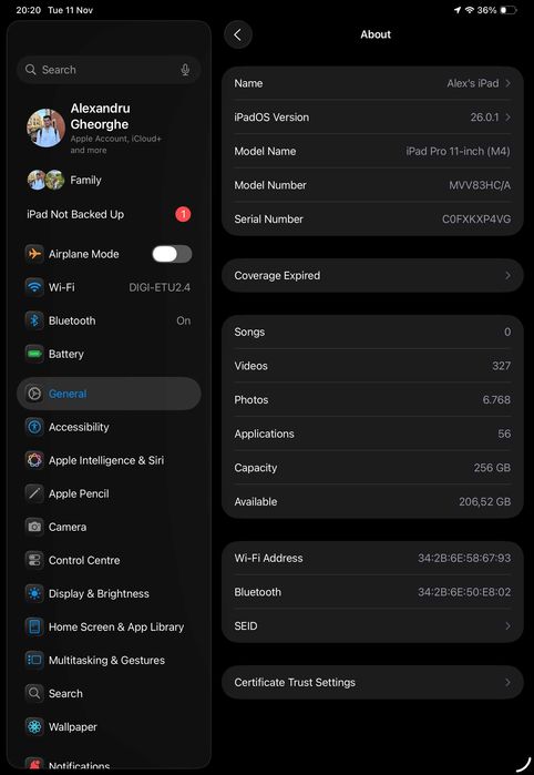 iPad Pro M4 11" Wifi + Apple Magic Keyboard Garantie octombrie 2026